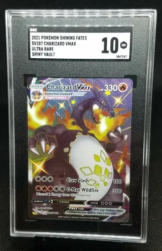 【PTCG 寶可夢卡牌】 寶可夢卡牌 美版 SGC10 s4a 308/190 色違 噴火龍VMAX SSR